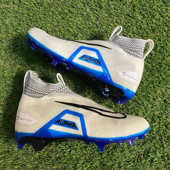 Nike Alpha Menace Elite 3 Football Cleats Game Royal White CT6648-101 Mens main image 5